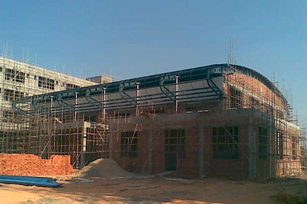 Industrial activity center under construction